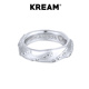 KREAM 原创 S925 纯银 all logo 字母戒指男女同款简约设计感情侣