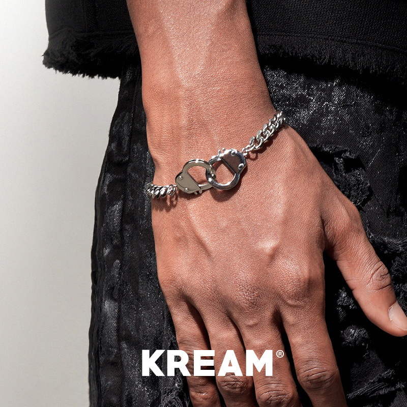KREAM 手铐古巴手链男个性嘻哈