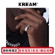 KREAM 原创 纯银 SLIME字母戒指男嘻哈女同款
