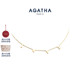 【520礼物】AGATHA/瑷嘉莎情书系列优雅法式精致爱意字母项链