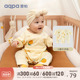 [2件装]aqpa新生婴儿连体衣长袖春秋新款纯棉衣服宝宝哈衣和尚服