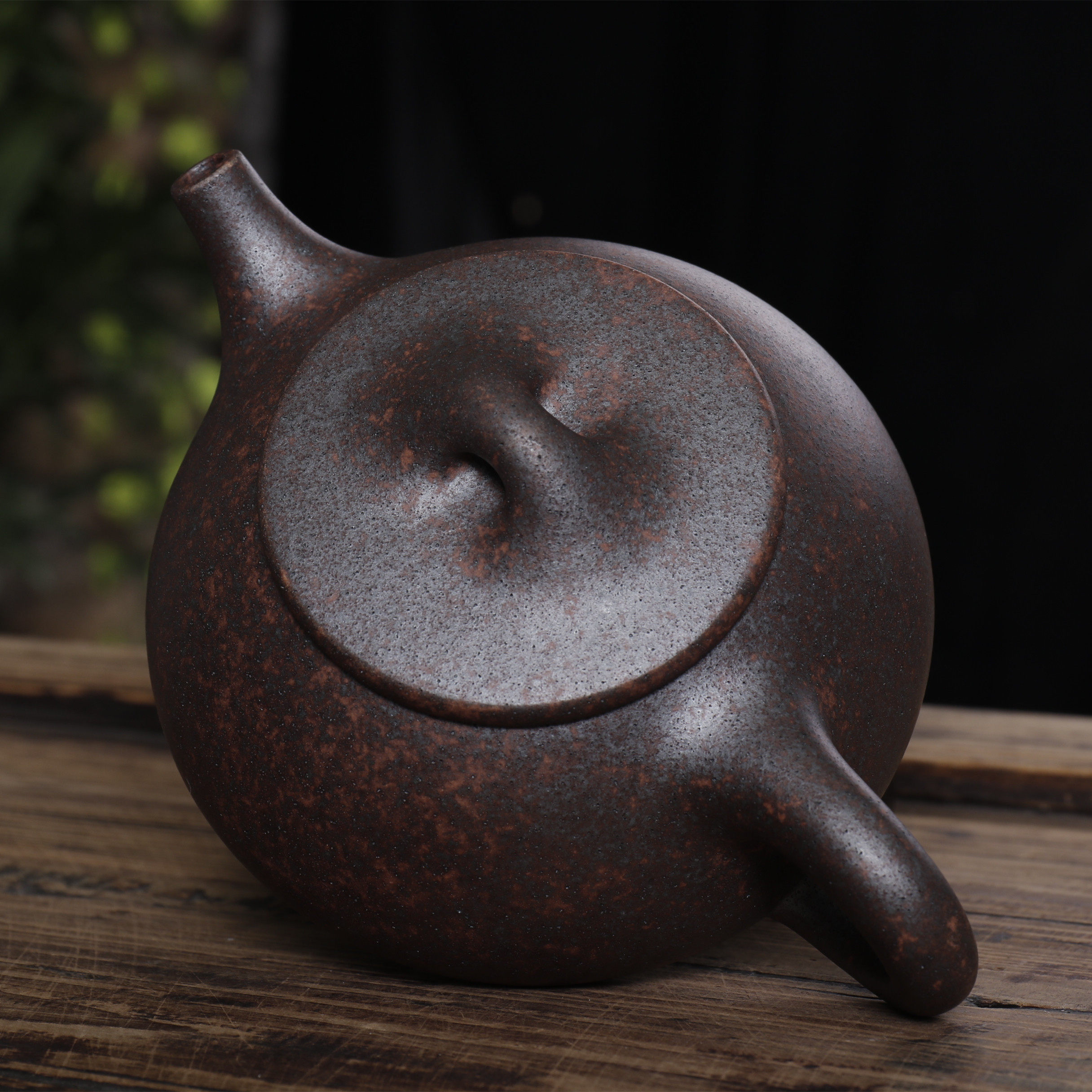 能净化水质 健康的泥料稀有黑铁砂【石瓢】实力派制壶名家刘家红