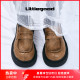 【25SS】littlegood复古乐福鞋女2025春季新款百搭厚底小皮鞋学院
