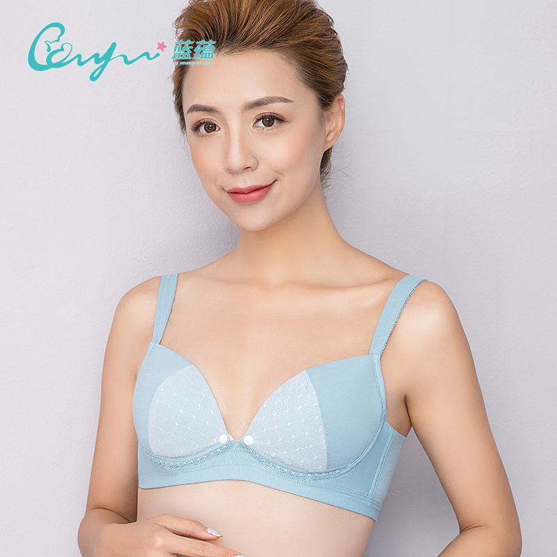 蓝蕴哺乳文胸薄款纯棉哺乳内衣前开扣有钢圈聚拢防下垂LW6201下1|msdalam kategori Bekalan Ibu / Ibu / Pemakanan, Nursing bra/seluar dalam/Daftar seluar, Nursing bra - dari Buy2taobao.com untuk memberikan perkhidmatan ejen Taobao profesional membeli
