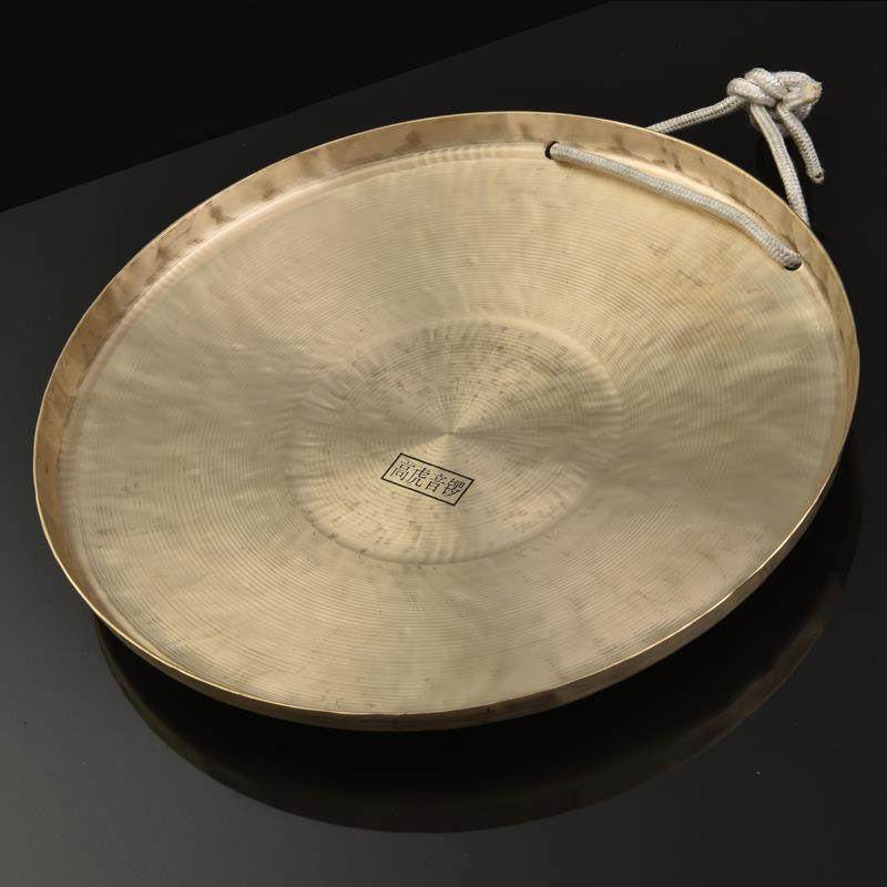 30cm锣鼓乐器铜锣大锣小锣开道锣预警锣手锣三句半道具