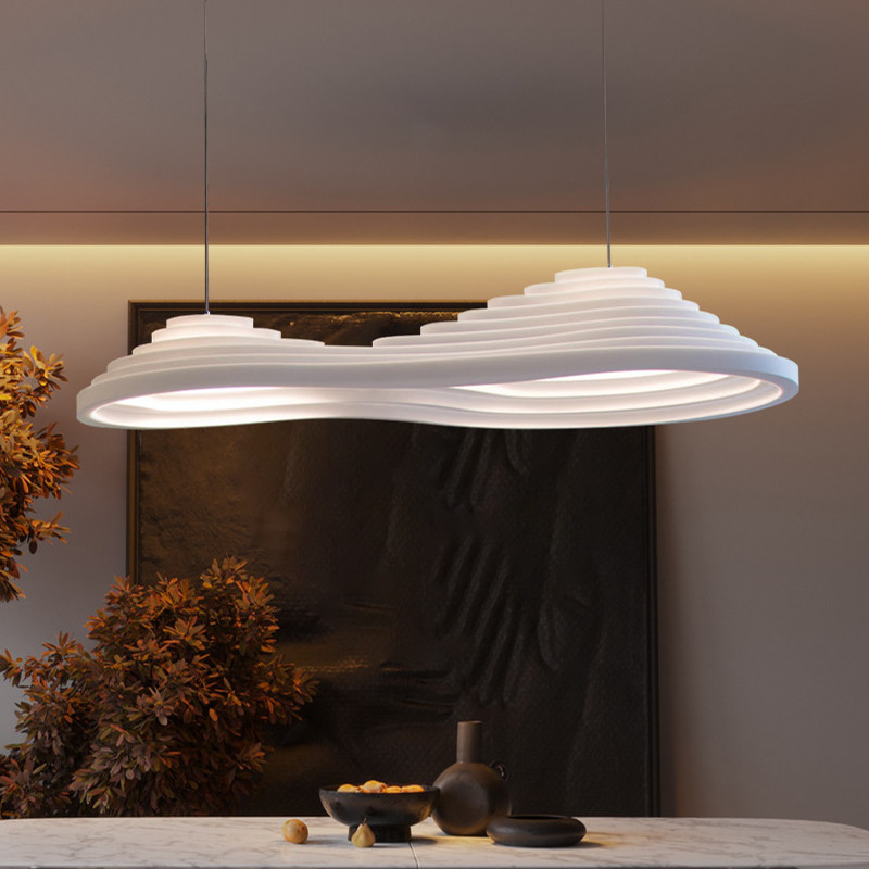 侘寂风吊灯北欧简约艺术酒店吧台民宿餐桌灯设计师款创意餐厅吊灯