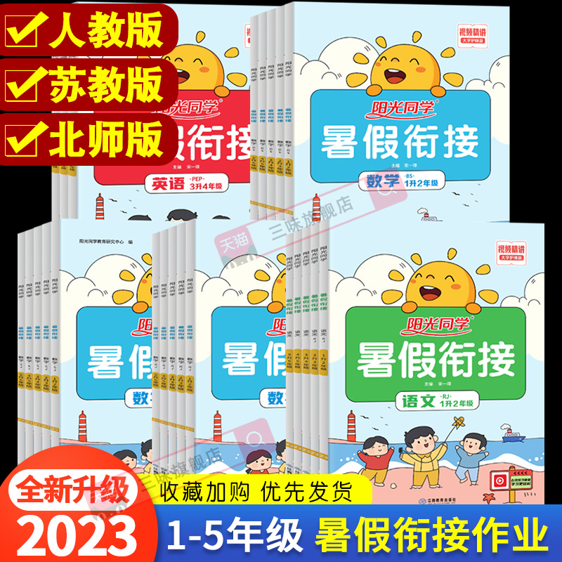 2023版阳光同学暑假衔接作业一升