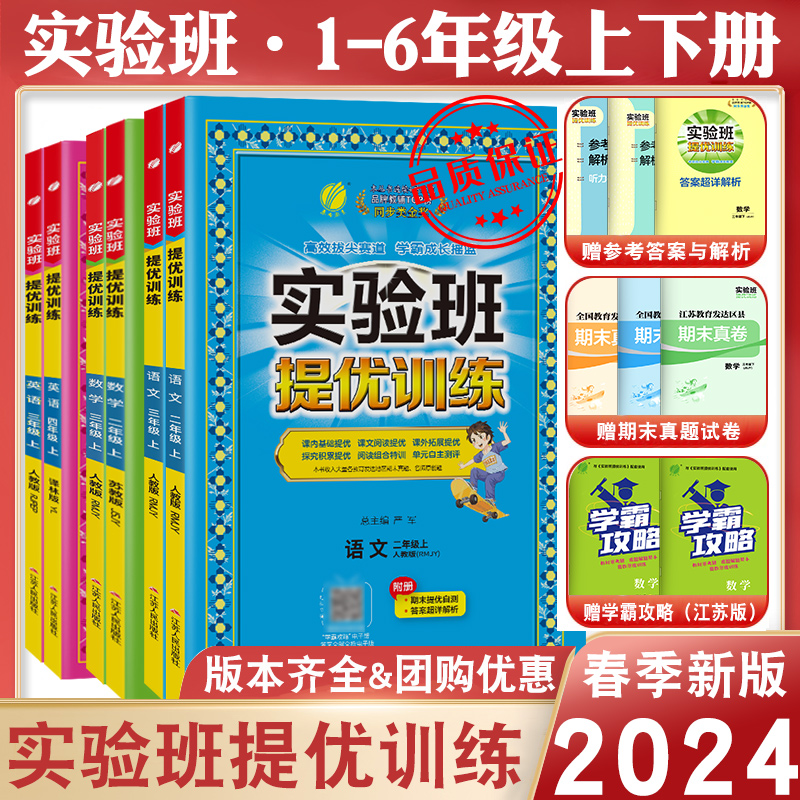 2024新版实验班提优训练二年级下