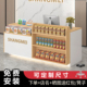 吧台收银台店铺小型柜台桌超市便利店货架展示架奶茶店前台接待台