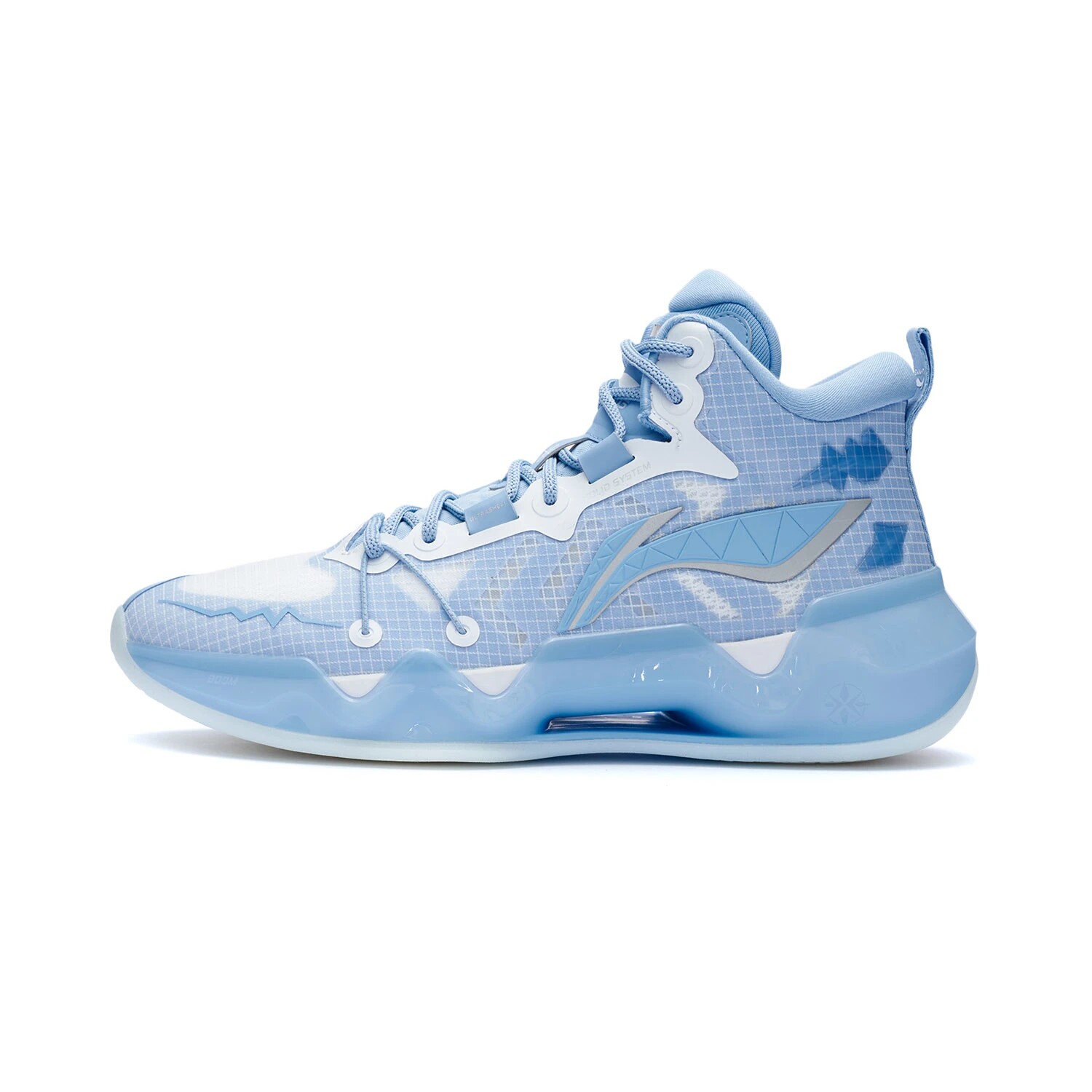 李宁beng篮球鞋男利刃2中帮减震高回弹实战专业比赛球鞋abar087e