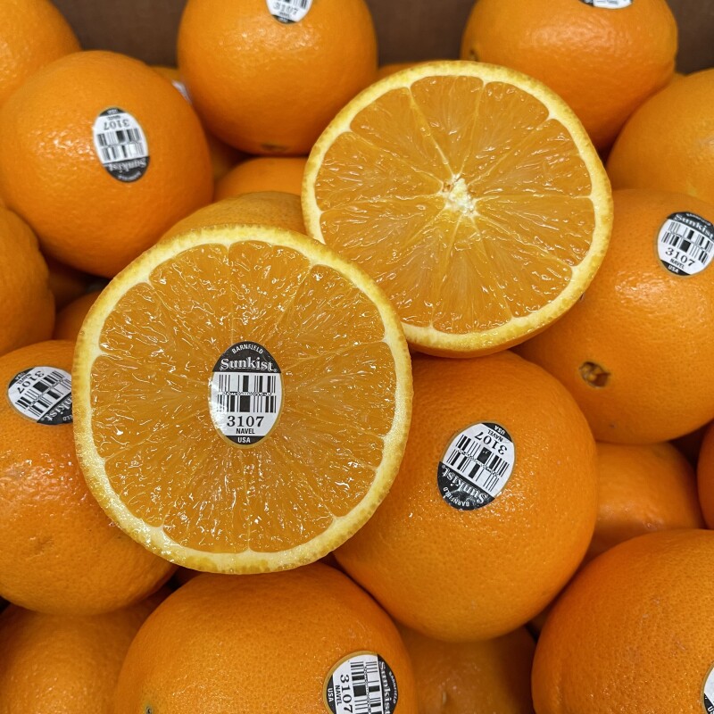 现货美国进口新奇士黑标3107橙sunkist脐橙甜橙子新鲜当季水果