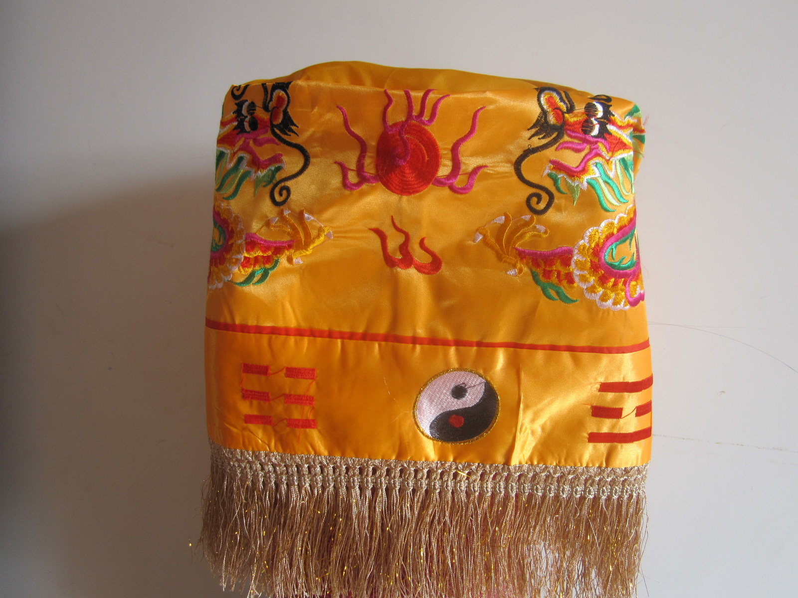 道教华盖用品黄罗伞宝盖皇梁伞皇凉伞伞蓬绣品道教工艺品