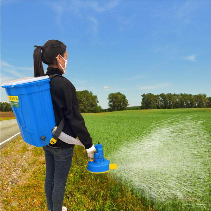 高端式电动施肥器农用o多动能撒肥机后背式全自功撒化肥机追肥奢