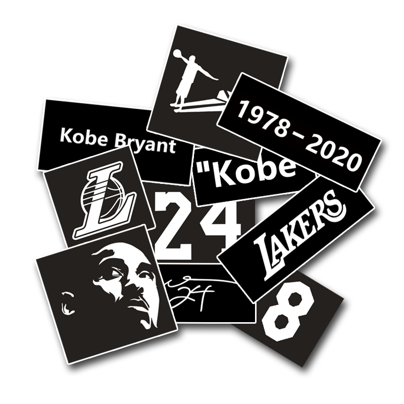 特价球鞋定制贴纸_bob球鞋定制科比kobe bryant系列镂空贴纸刮刮乐