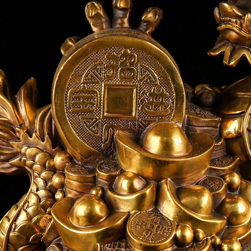 【义拍】孤山寺 招财进宝龙摆件8.19kg 本寺法会加持