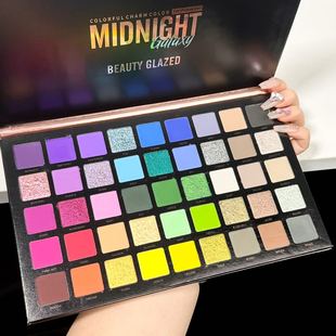 正品beauty glazed45彩色眼影盘儿童舞台玩妆珠光哑光多巴胺眼影