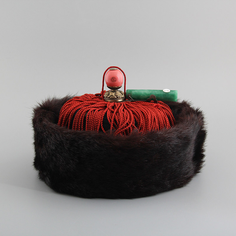 清代二品貂毛暖帽