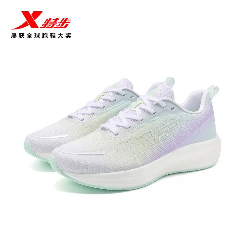 动力巢特步跑步鞋女鞋2023夏季新款官网正品运动鞋透气休闲跑鞋