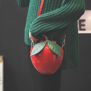 蘋果手錶4愛馬仕版 2020冬季新款韓版卡通小包可愛蘋果包包個性女包斜挎包時尚單肩包 蘋果包