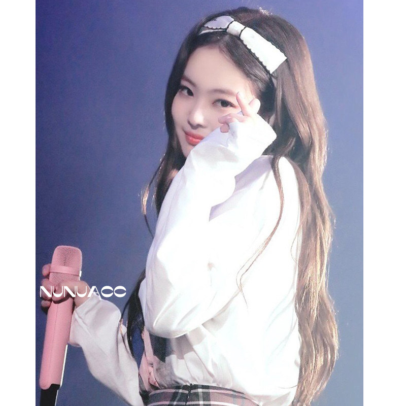 nunu 韩国blackpink金智妮jennie同款甜美蝴蝶结发箍发夹简约发圈