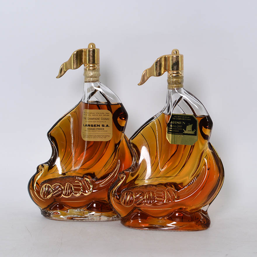 90年代 larsen帆船干邑 700ml 2瓶