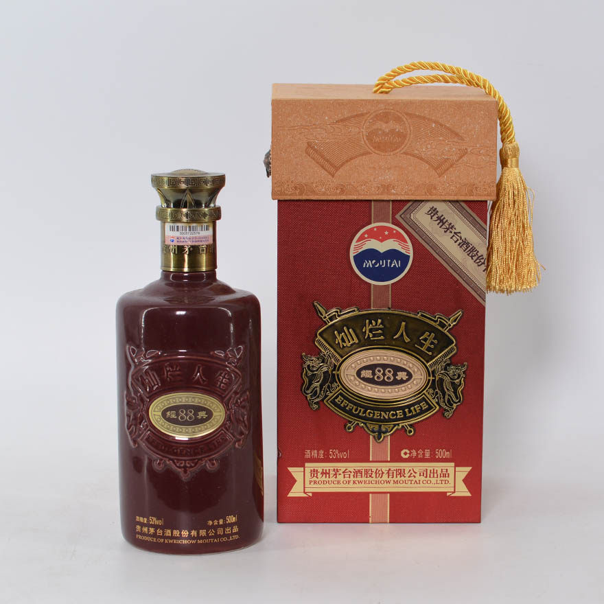 【11】2006年 53度 灿烂人生经典茅台酒 500ml 1箱6瓶