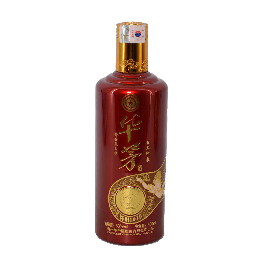 【37】2015年 53度 茅台百年印象华茅酒 500ml 1箱6瓶