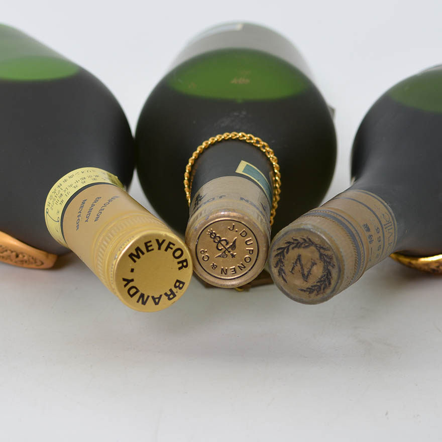 【37】80年代 法国napoleon白兰地 700ml 3瓶