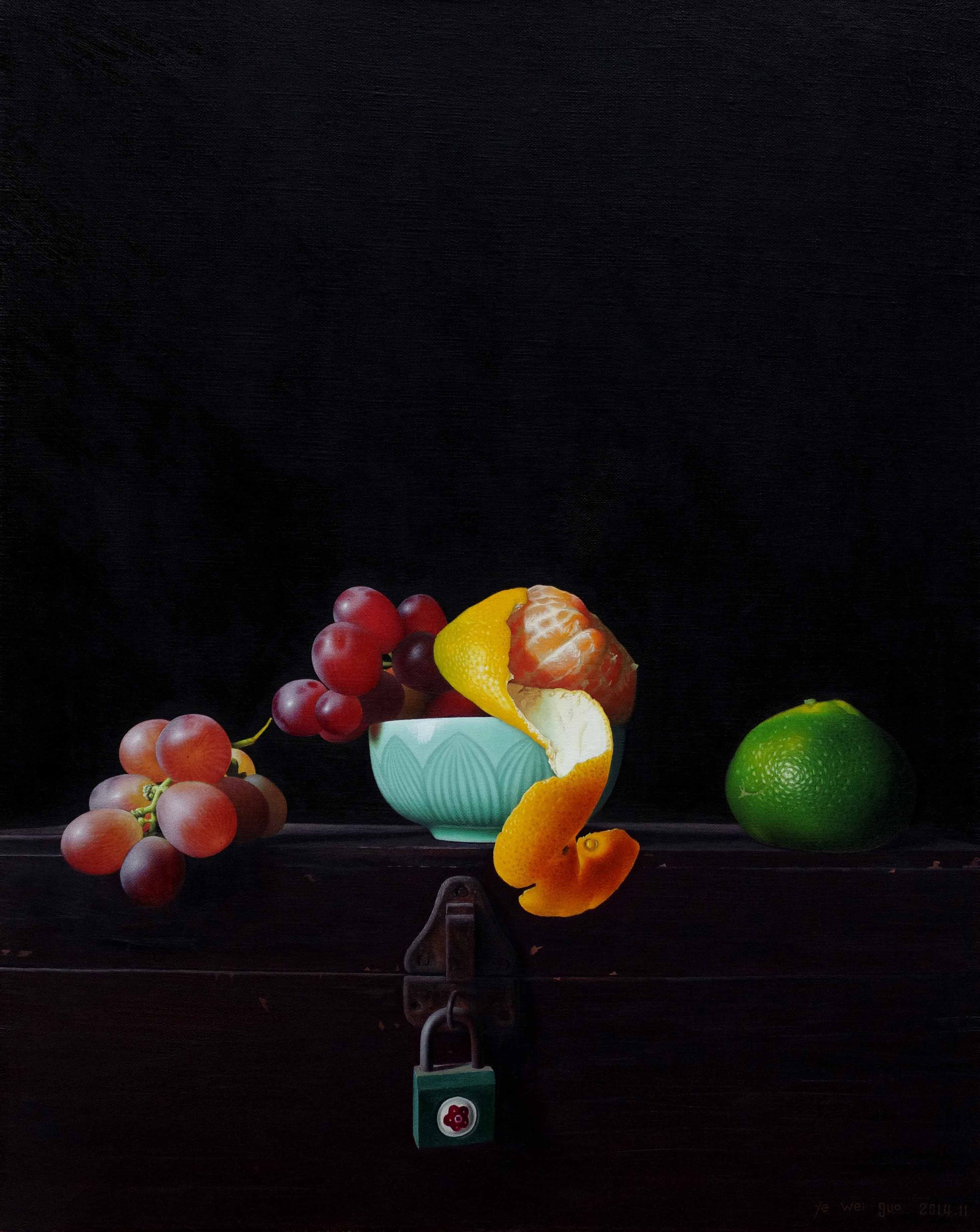 叶卫国《静静的时光》超写实油画