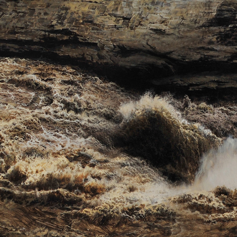 赵军《壸口》系列一 大尺幅 布面油画