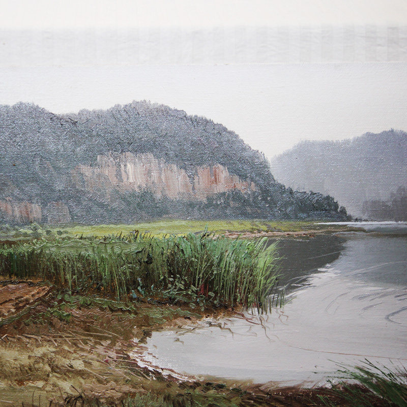 赵军《郊趣》 布面油画