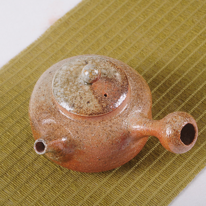 400年月记窑 民间工艺大师纯手工定制 柴烧茶壶 [敦]