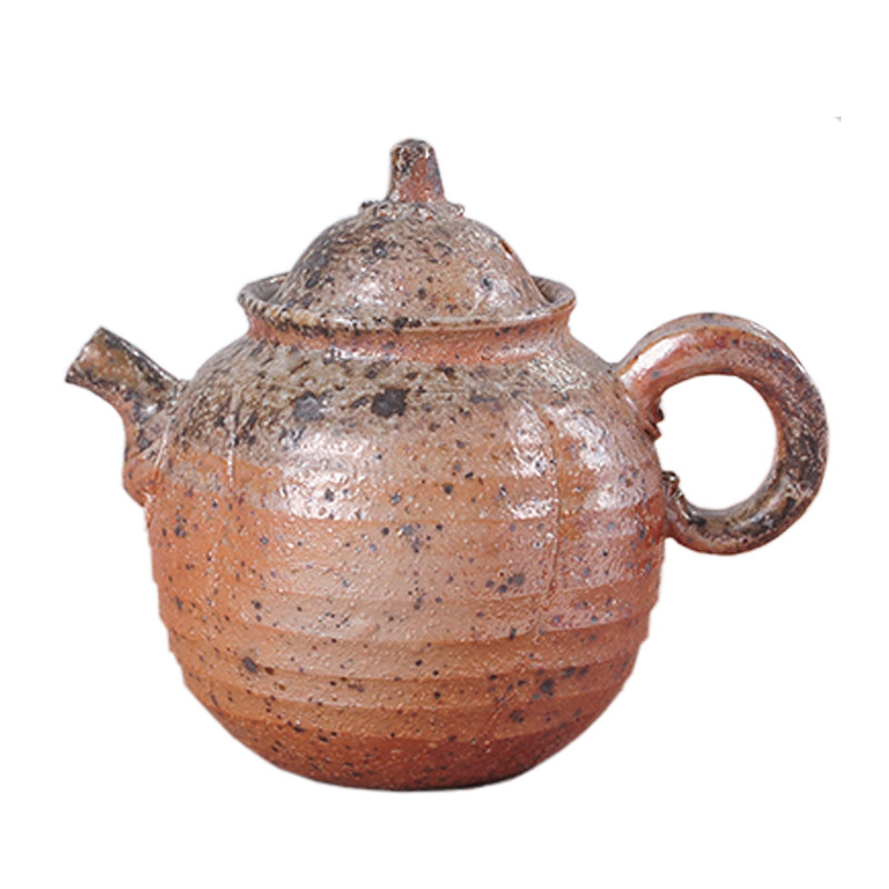 400年月记窑 民间工艺大师纯手工定制 柴烧茶壶 [碎影]