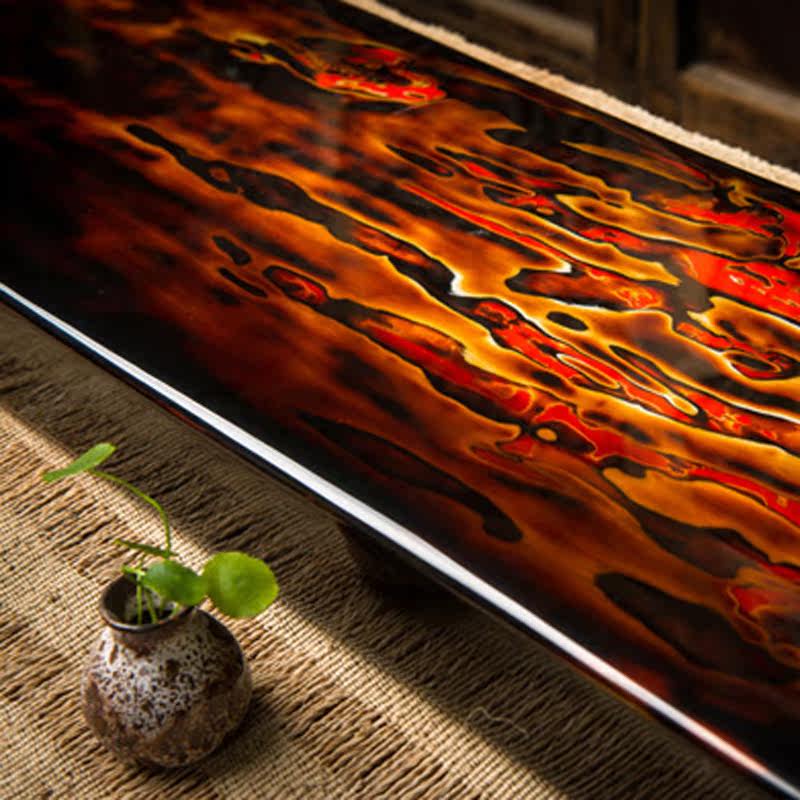 最炫丽的海船木大漆茶盘【炫影】炫丽光影 星辰之亮船木大漆茶盘