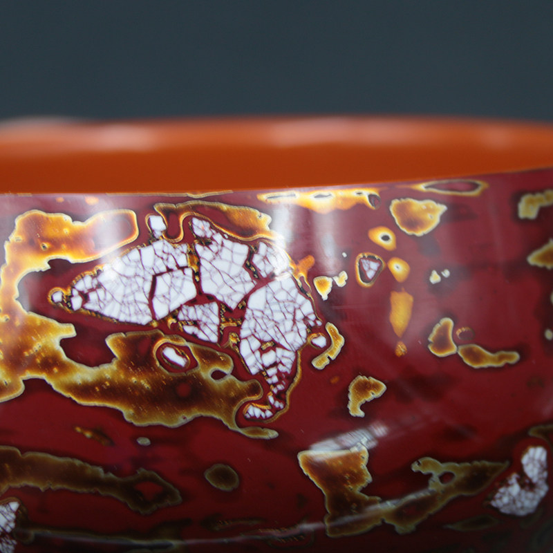 大漆日式情侣对碗【亲密无间】大师手作 福建工美收藏认证