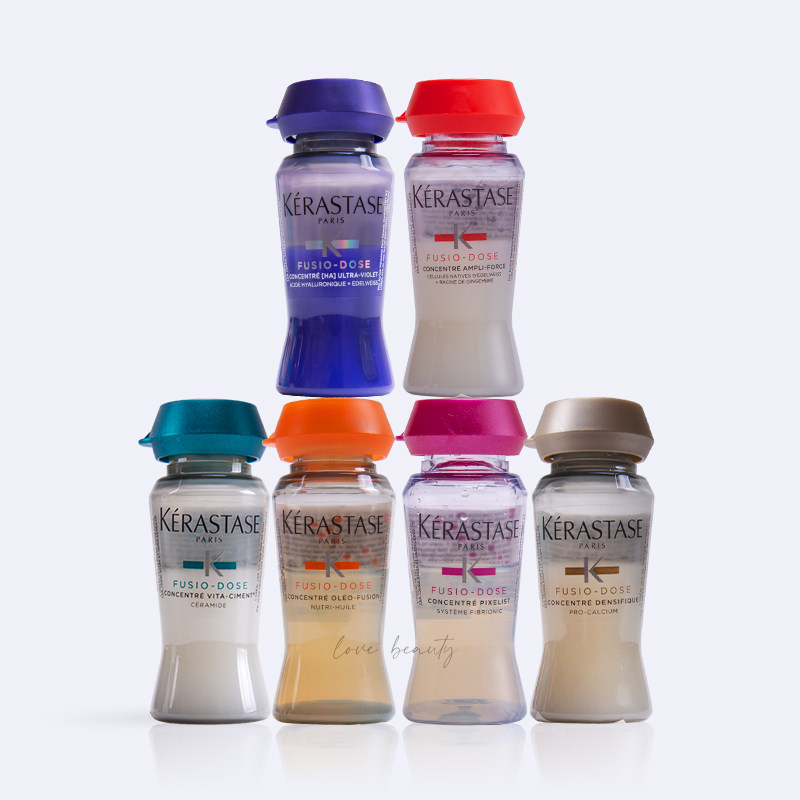 卡诗顺柔/绚亮/丰盈/耀光/赋源精华液活力胶12ml蛋白修复受损头发