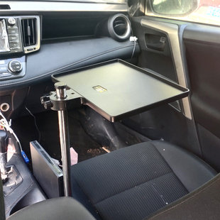 车载小桌板后排座椅多功能汽车餐桌可折叠收纳饭桌电脑车用副驾驶