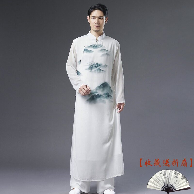 汉服男白色
