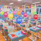 61六一儿童节学校幼儿园教室课桌装饰品气球桌飘支架场景布置用品