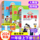 2024新版英才教程一年级下册语文数学人教版西师版全套 小学1年级上册语文课堂笔记数学同步教材解读全解全析课时阅读数学思维解读