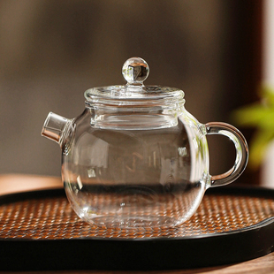 高硼硅玻璃泡茶壶精致小号单壶耐高温一人用单人功夫茶具套装