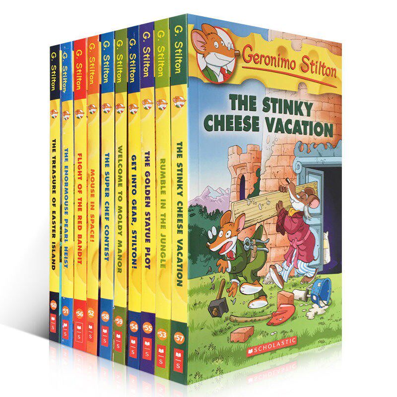 英文原版 geronimo stilton 少儿故事英语绘本进口正版小说章节桥梁书
