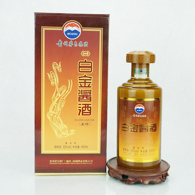 2012年53度茅台白金酱酒(上将)6瓶*500ml【醉美陈酒】