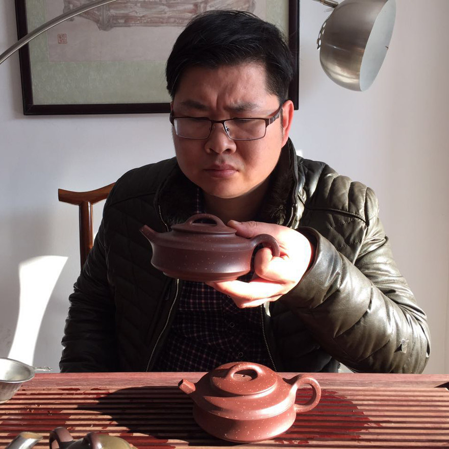 【周盘】 底槽青 全手工铺砂之作 助理工艺美术师 钱陶峰