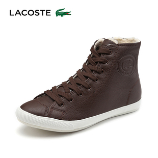 普拉達皮帶正確系法 LACOSTE 法國鱷魚女鞋 牛皮革高幫系帶平底休閑鞋皮靴 FAIRBURN 普拉達皮帶價格