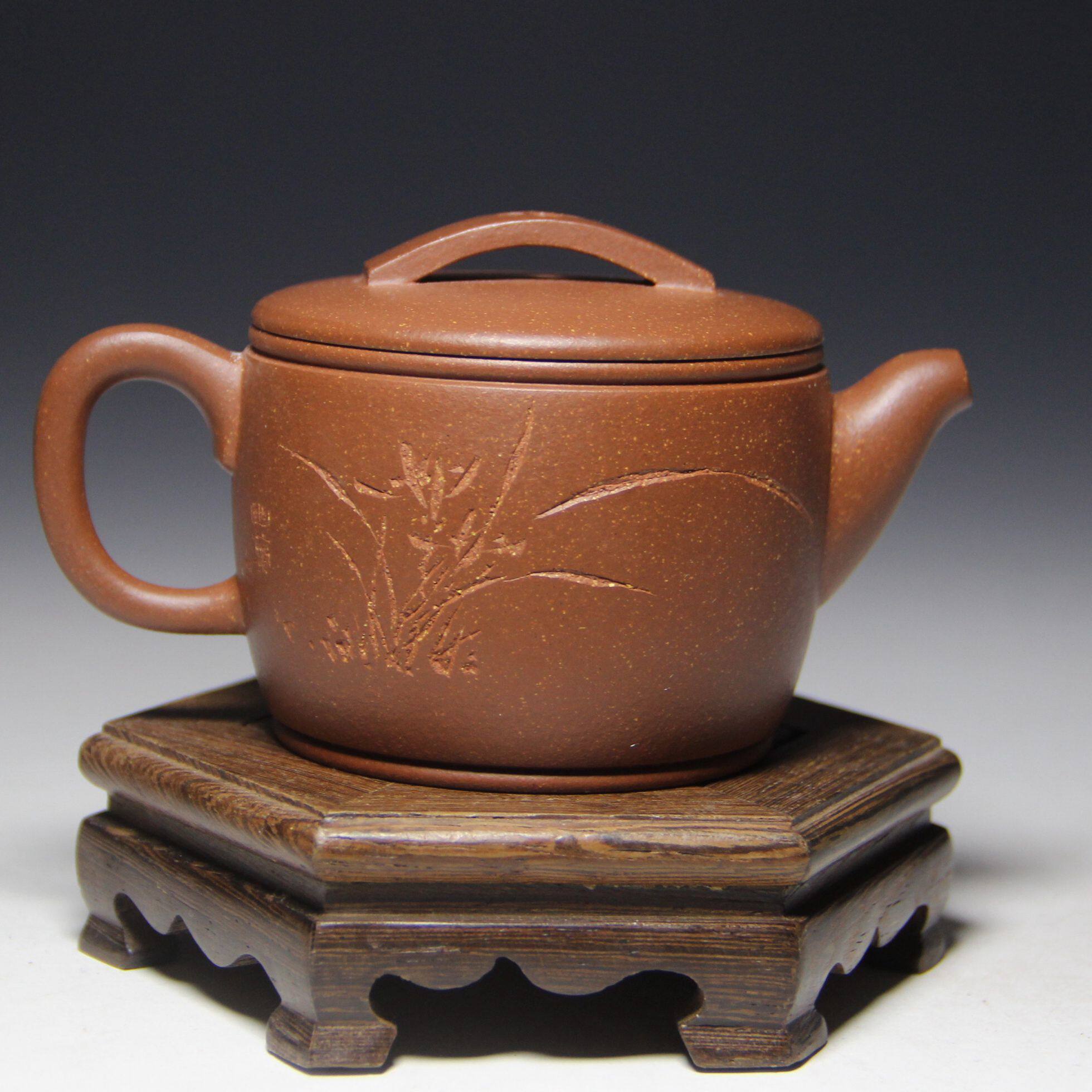 国家级工艺美术师 袁伟新 清水泥 汉瓦壶 280cc