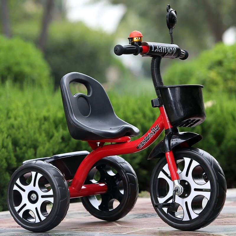 儿童三轮车宝宝脚踏车小孩儿带后斗车子幼儿1-3-2-6岁大号童车al