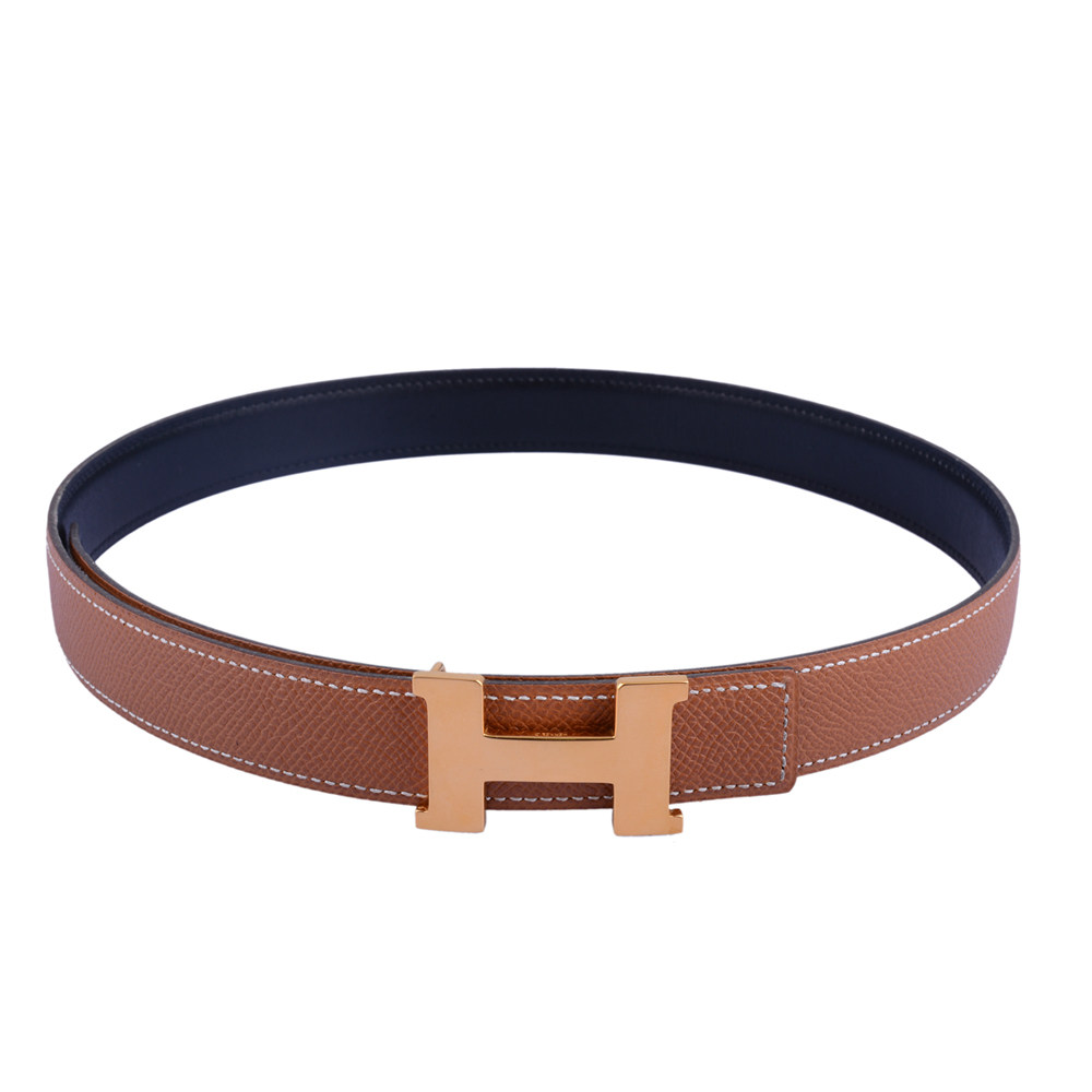 【中古】 hermes/爱马仕 h头双面女士皮带 尺寸70