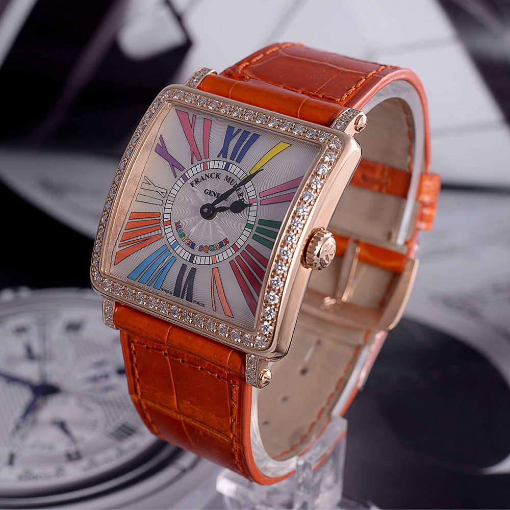 【中古】未使用 franck muller/法兰克穆勒 18k玫瑰金 石英女表