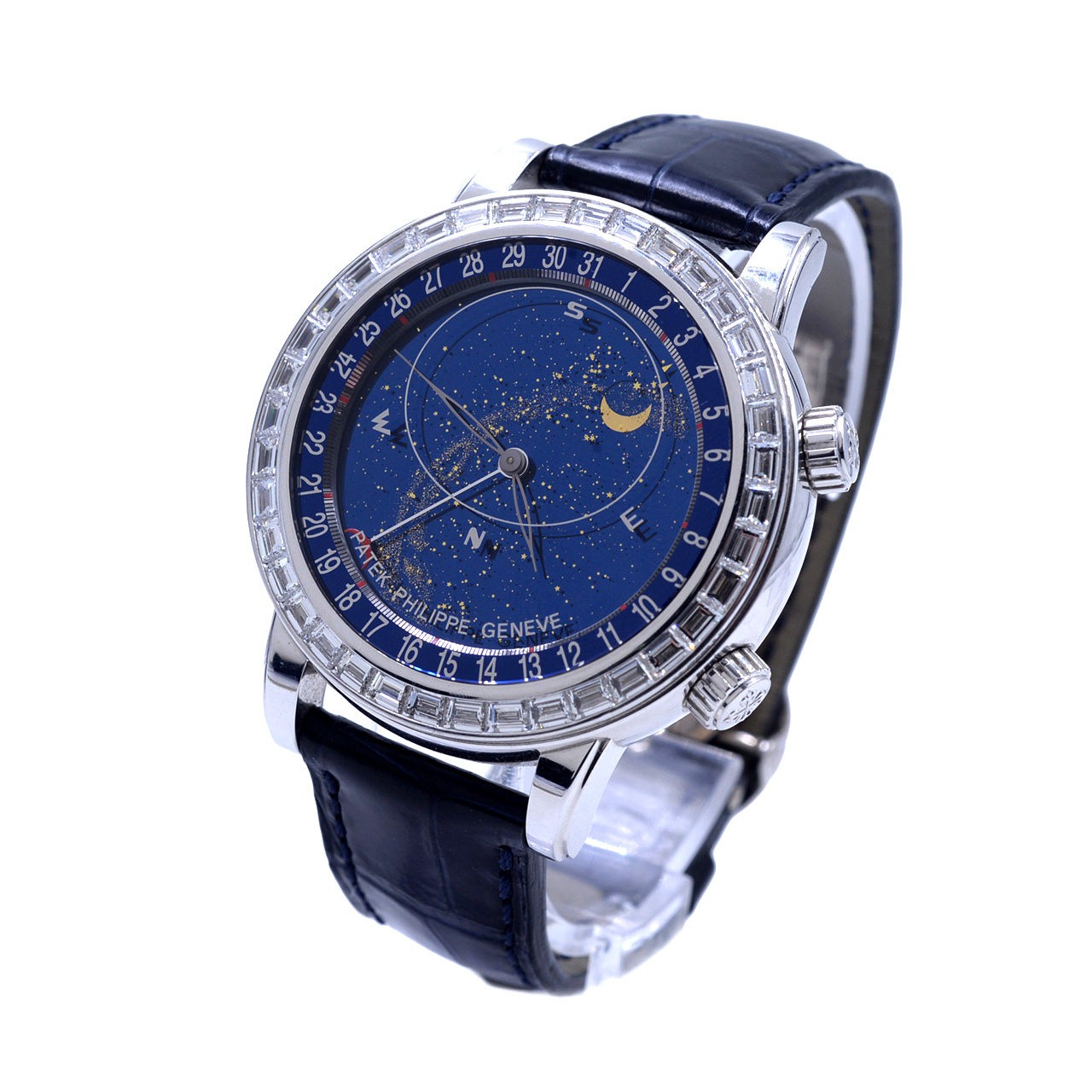 【9.5新】百达翡丽 超级复杂功能计时系列 6104g-001 男表